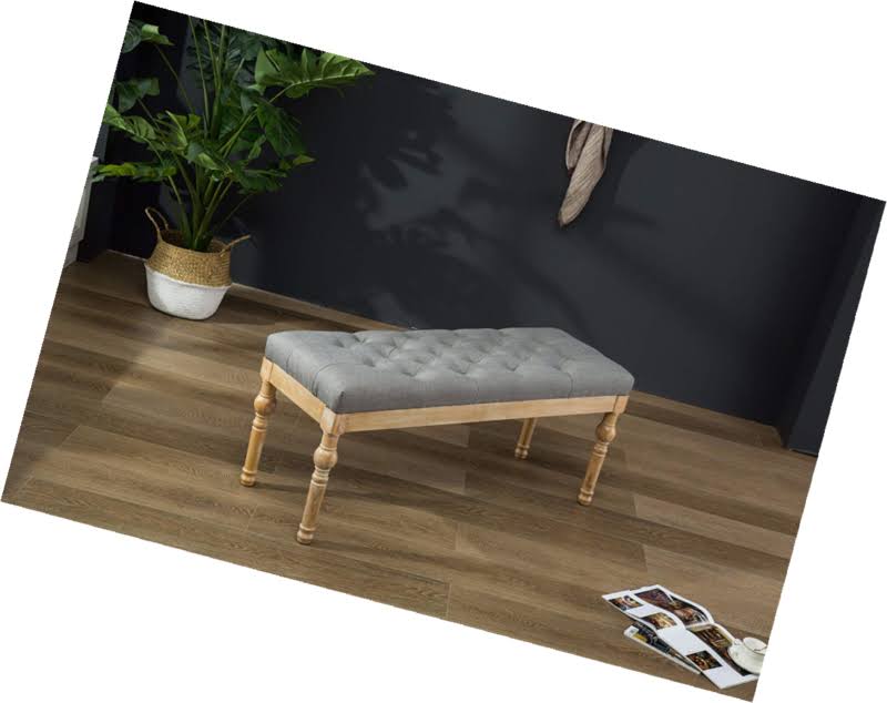 Solid Wood Button Tufted Dining Bench R1578