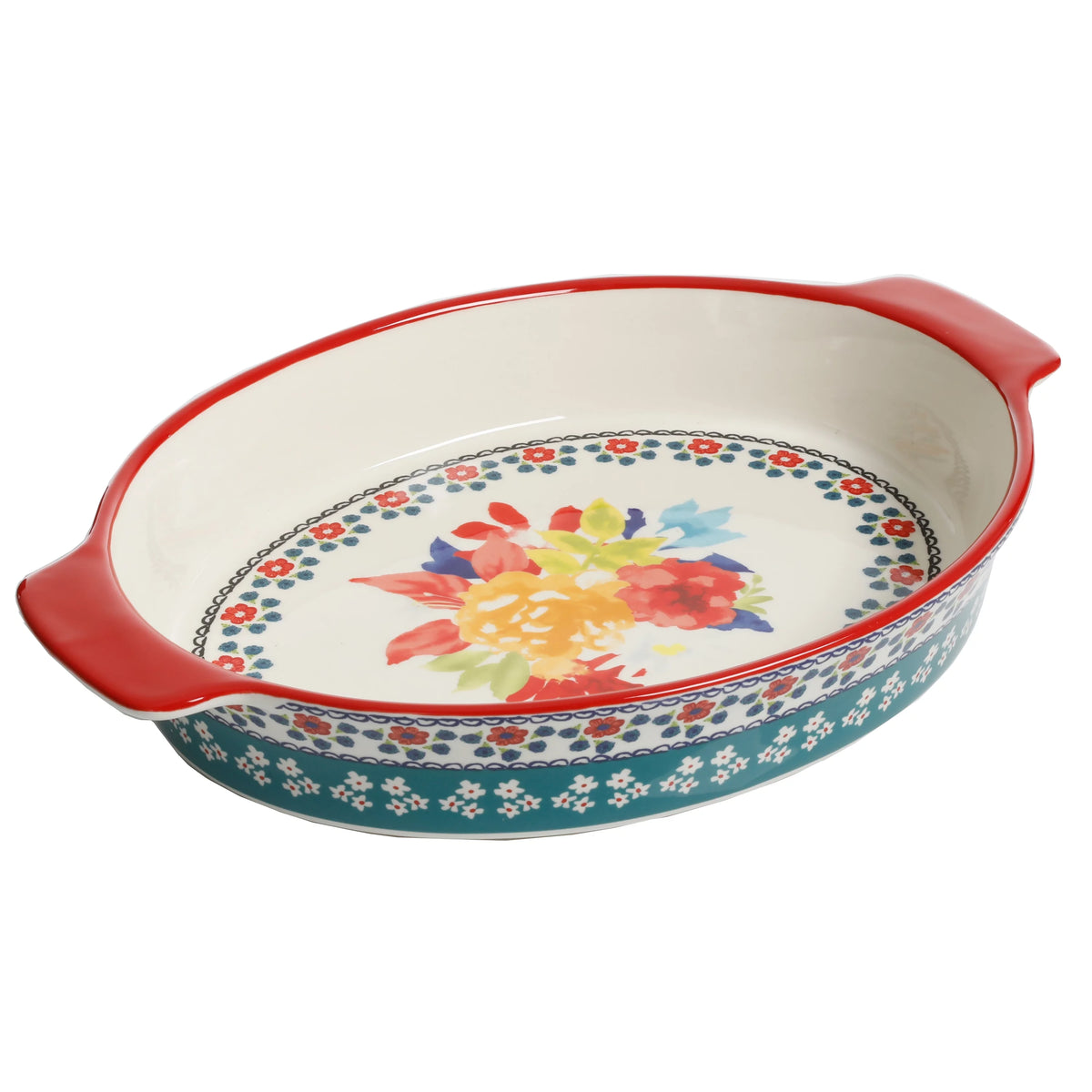 2-Piece Ceramic Oval Baking Dish Q3857
