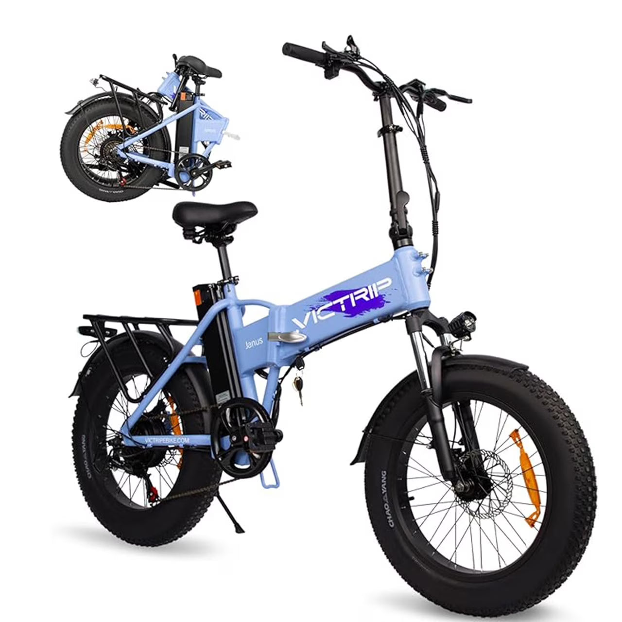 Electric Bike 20.8Ah Battery 500W 7 Speed 20 x 3.0 Fat Tire LCD Display C38019