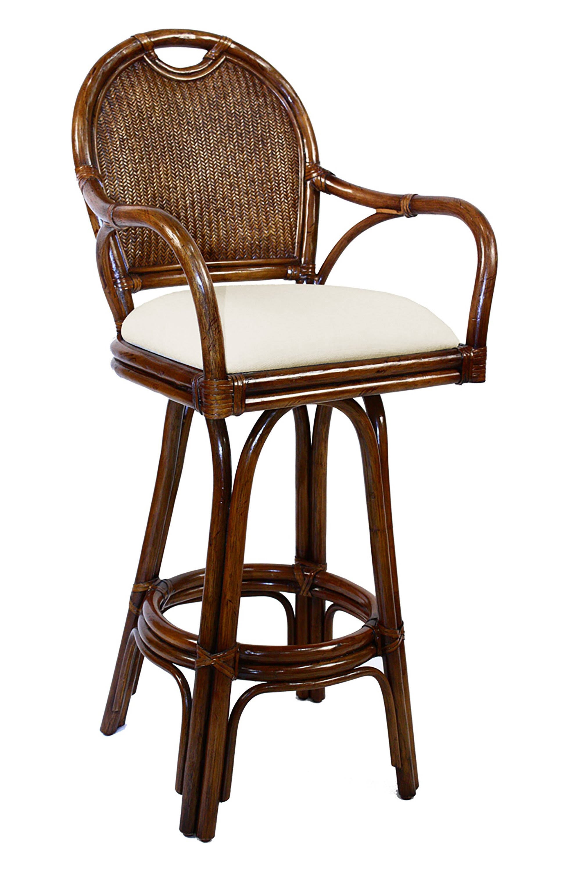 Swivel Rattan Wicker Barstool Y3726