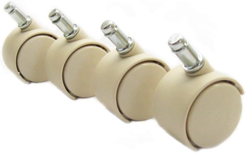 Casters in Almond / Sand (Set of 8) L9803