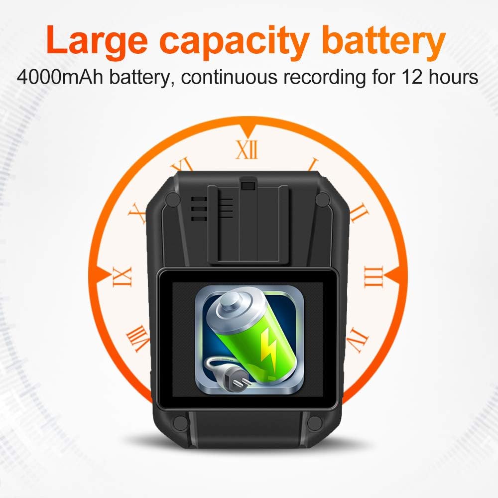 Body Worn Camera with 32GB Memory and 4000mAh Battery X64418