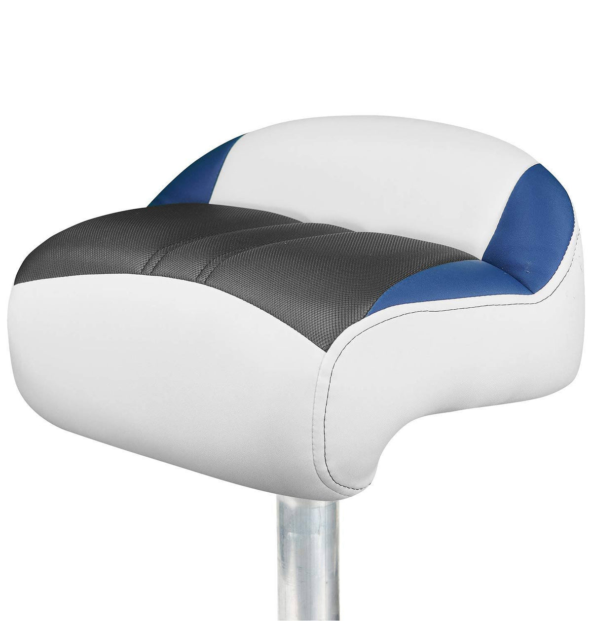 White/Blue/Carbon Casting Boat Seat K286
