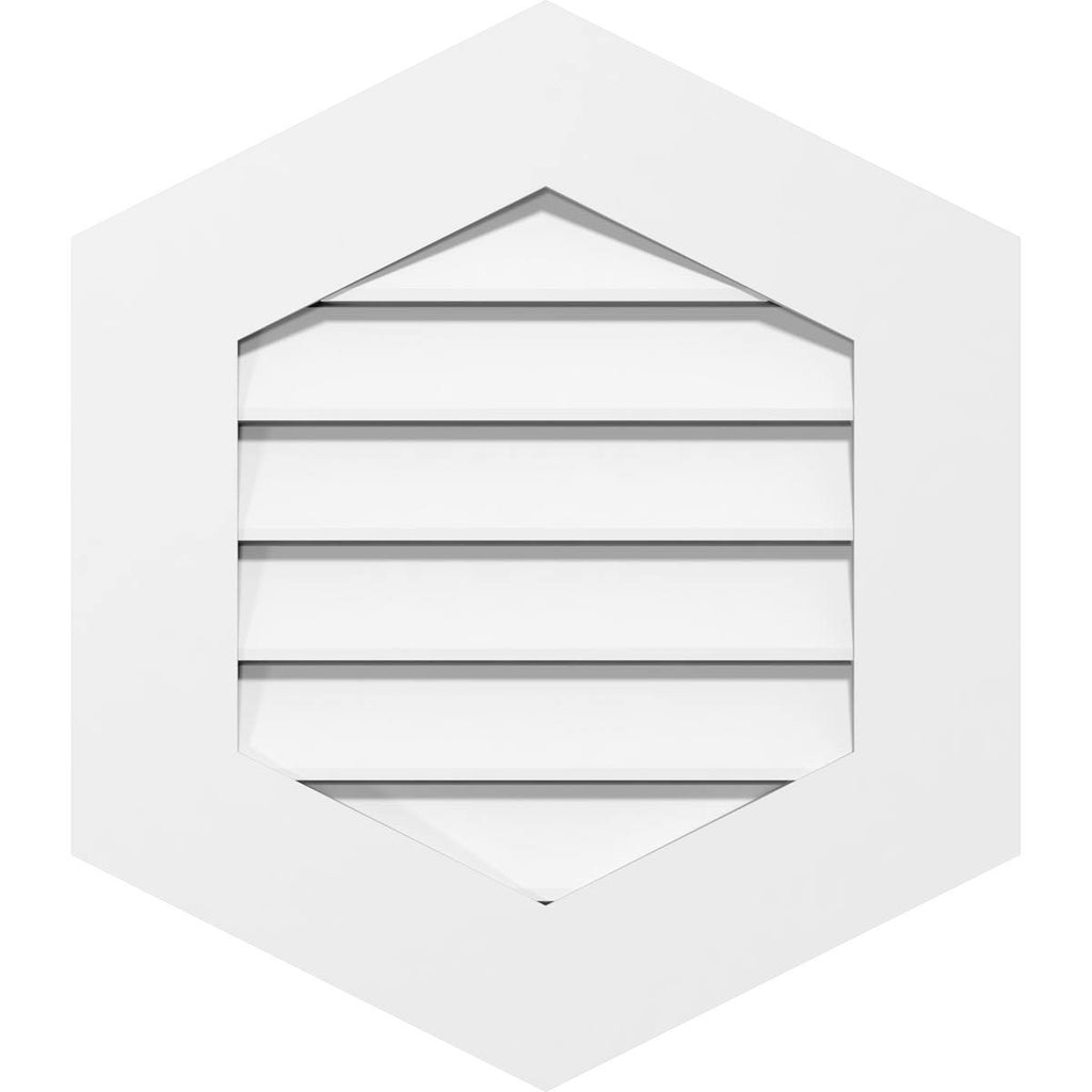 PVC Gable Vent V55233