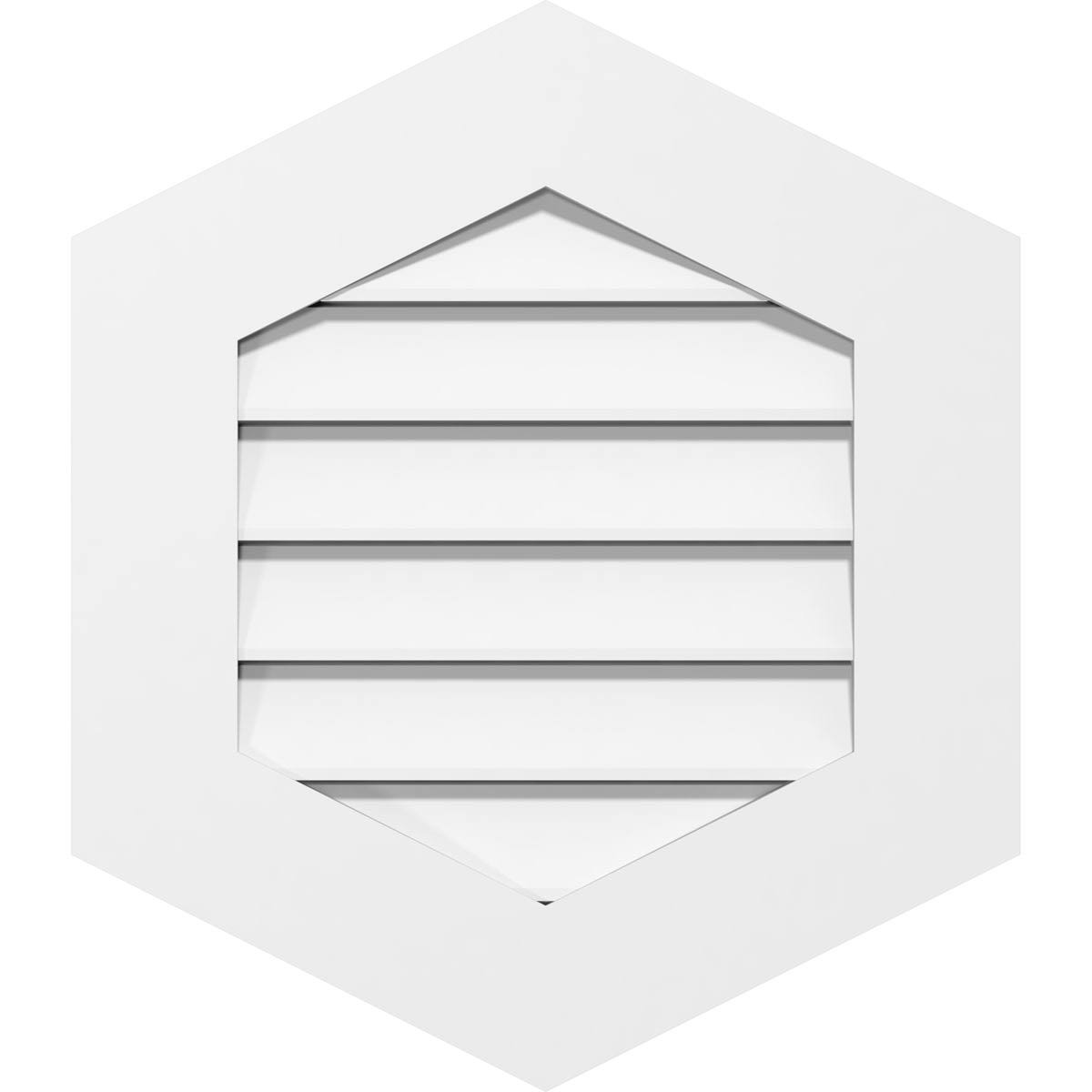PVC Gable Vent V55233