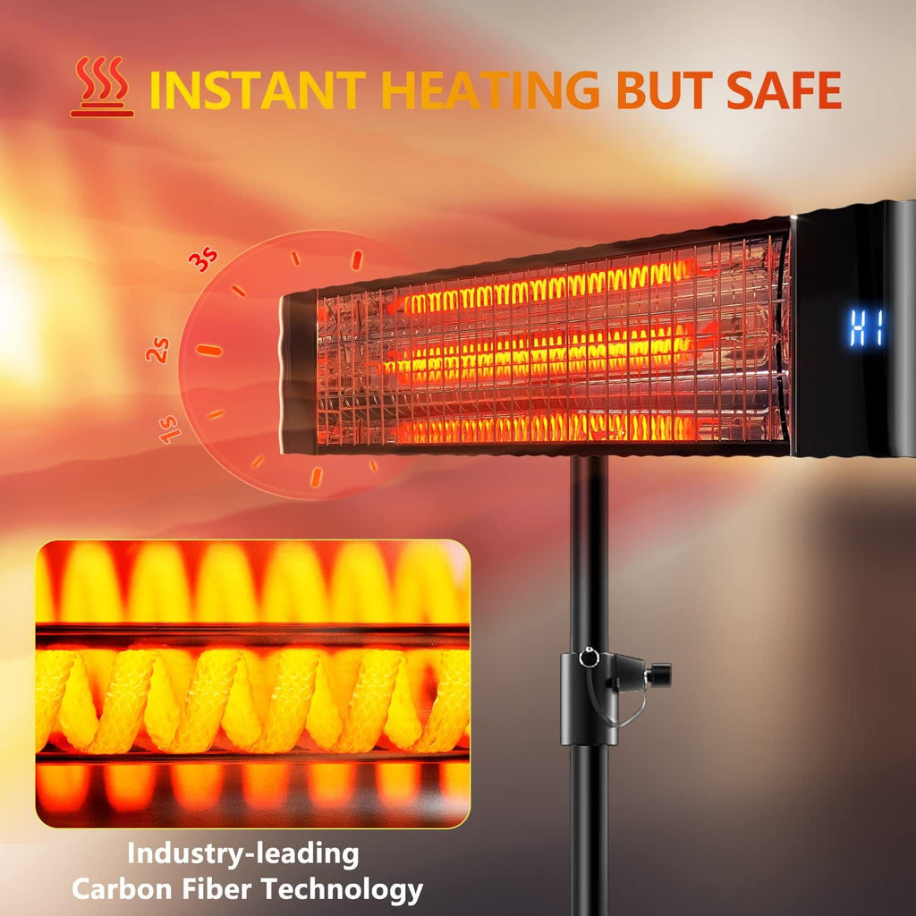 1500 Watt Electric Infrared Patio Heater K818602
