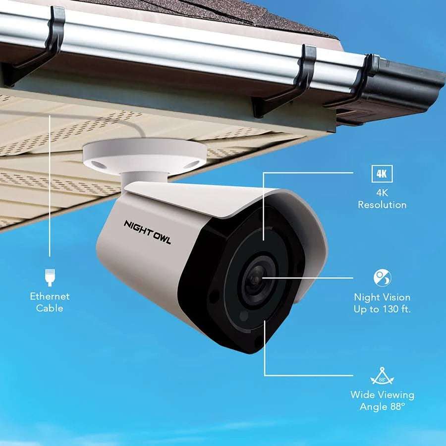 4K Ultra HD Wired IP Cameras (2-Pack) Q160