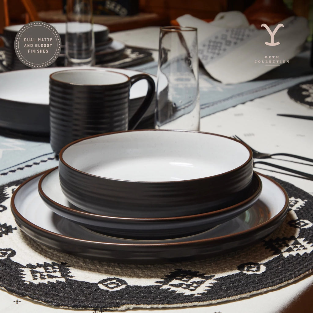 12-Piece Ceramic Dinnerware Set C155