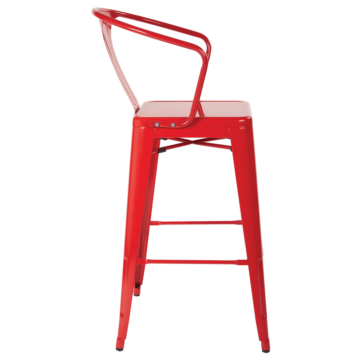 Red Cafe Stool T994