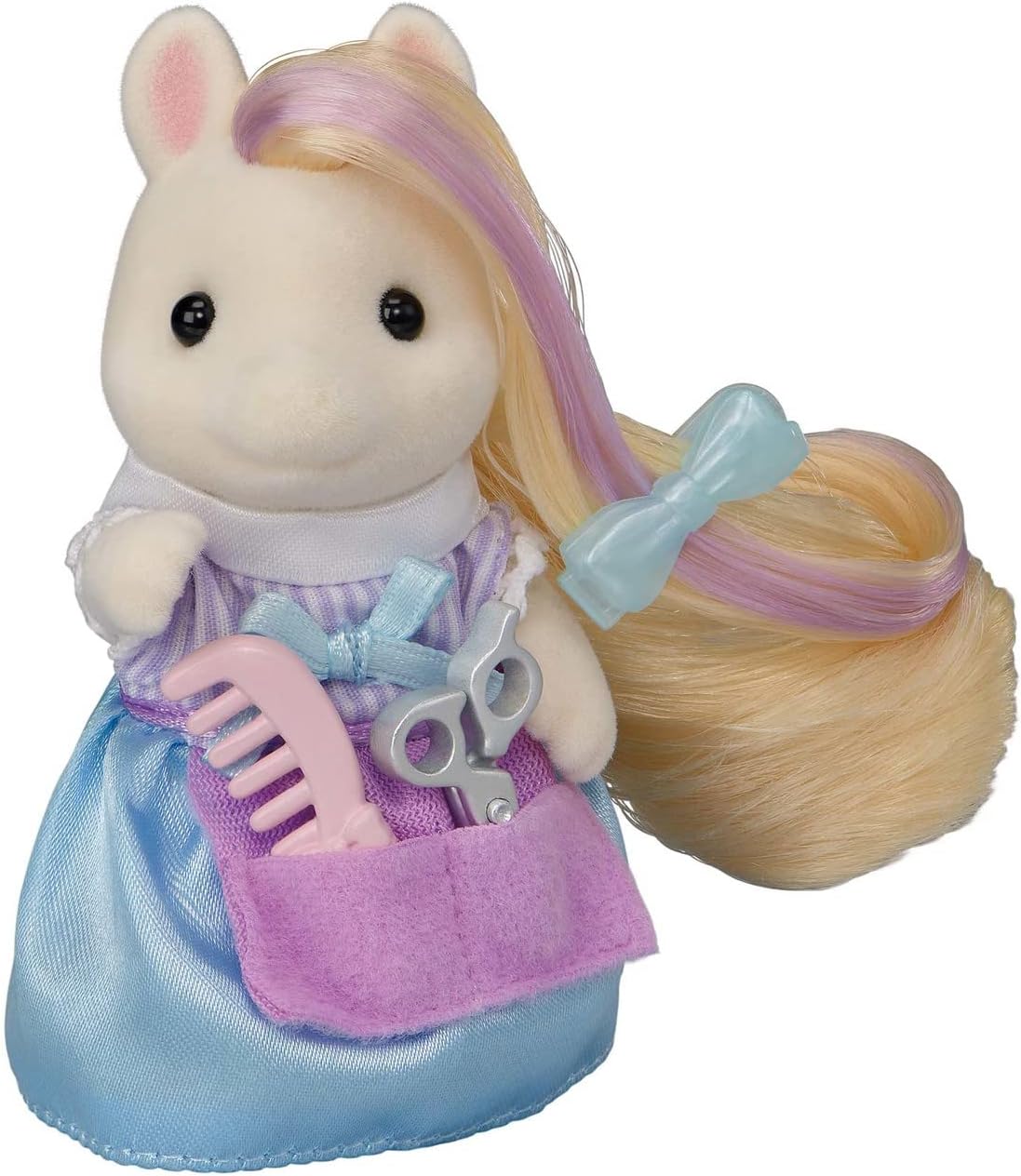 Pony's Hair Stylist Set Dollhouse Playset with Figure and Accessories Y48915