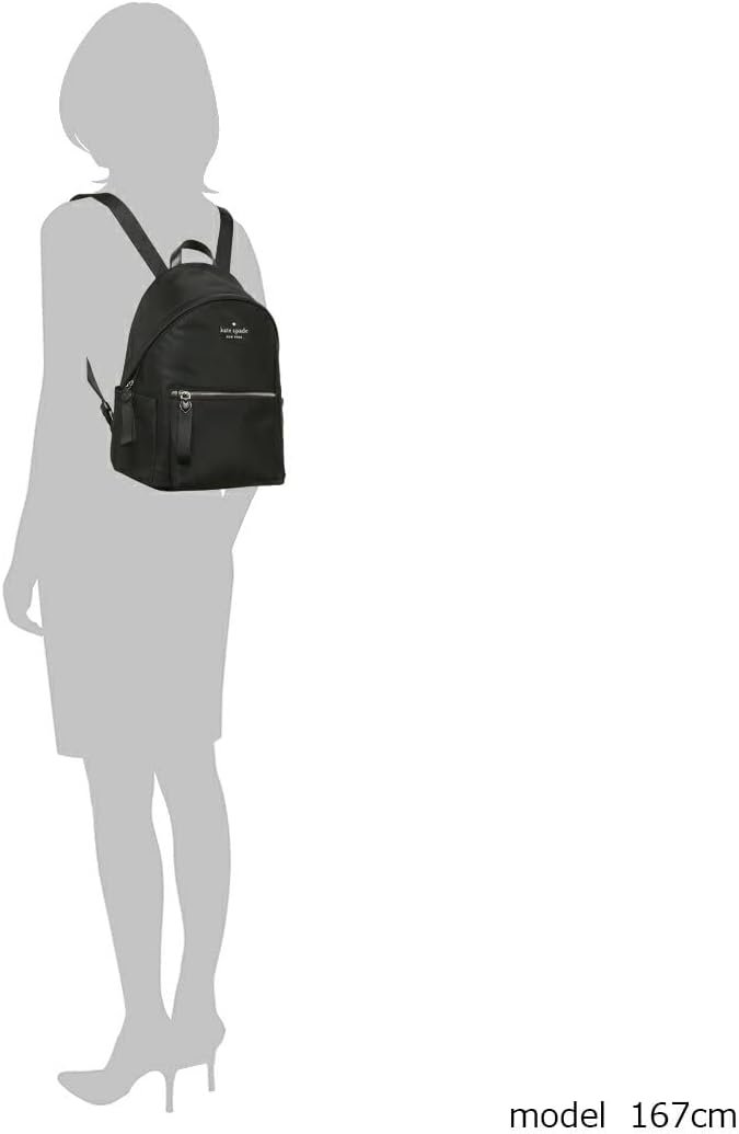 Black Nylon Backpack L590