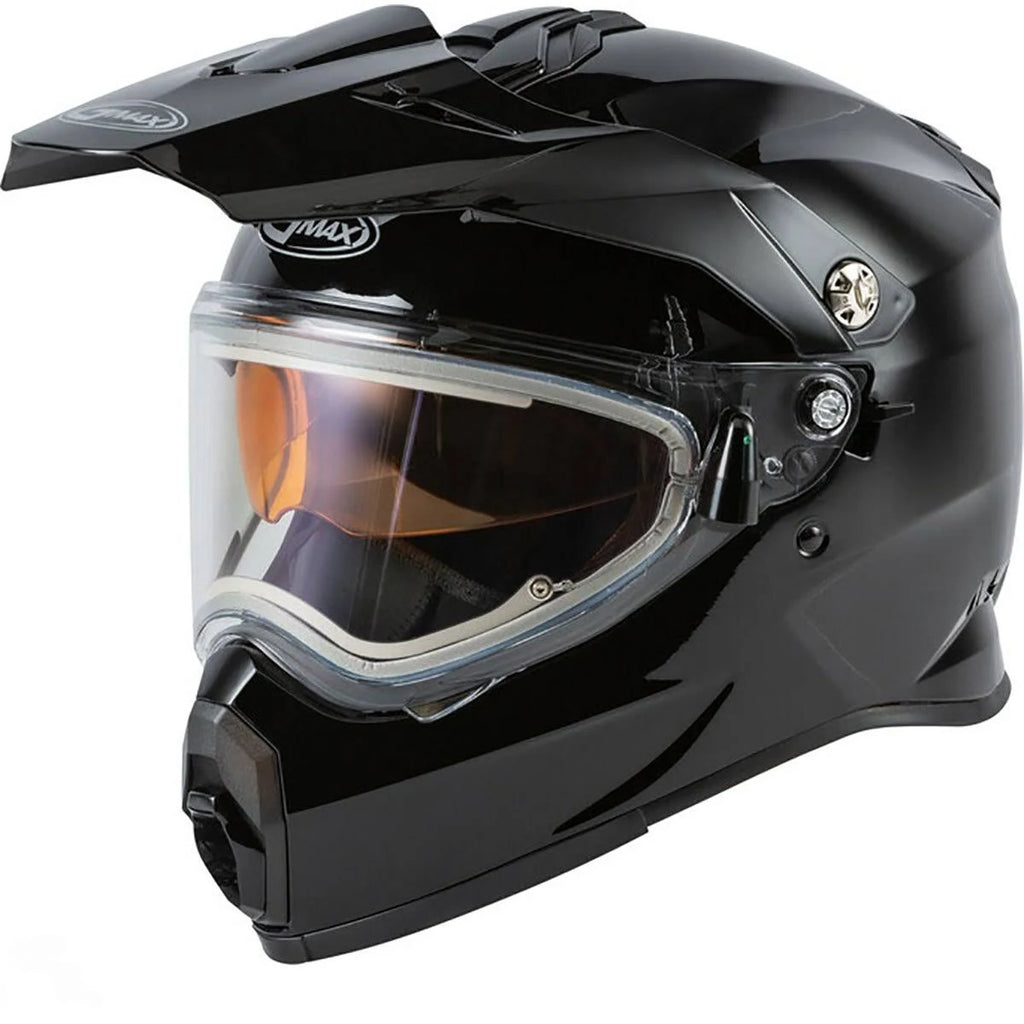 Black XL Snow Helmet with Electric Shield Z2227