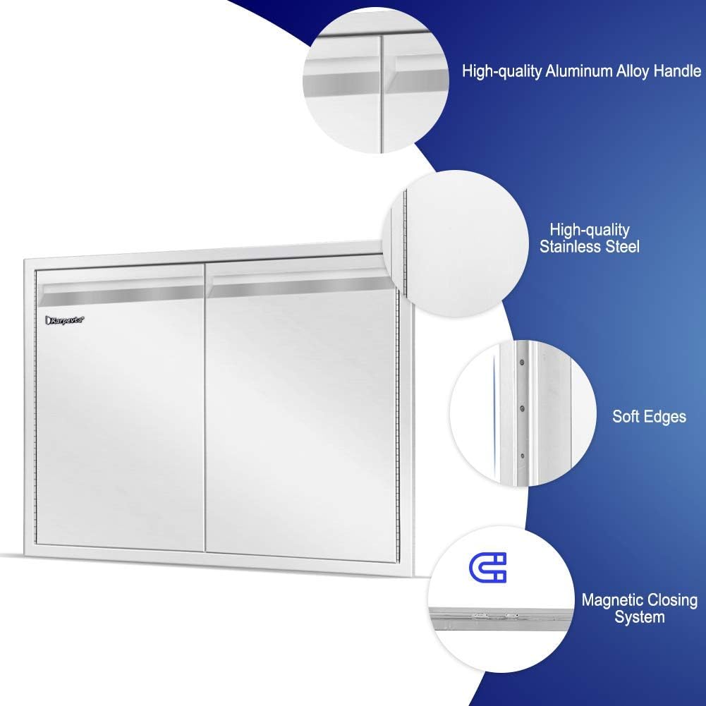 Outdoor Kitchen Single Access Door Stainless Steel P27304