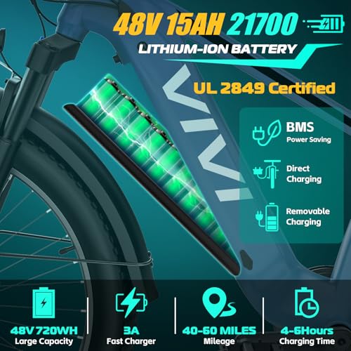 26" x 4.0 Fat Tire Electric Mountain Bike with 48V 15AH Battery T902261