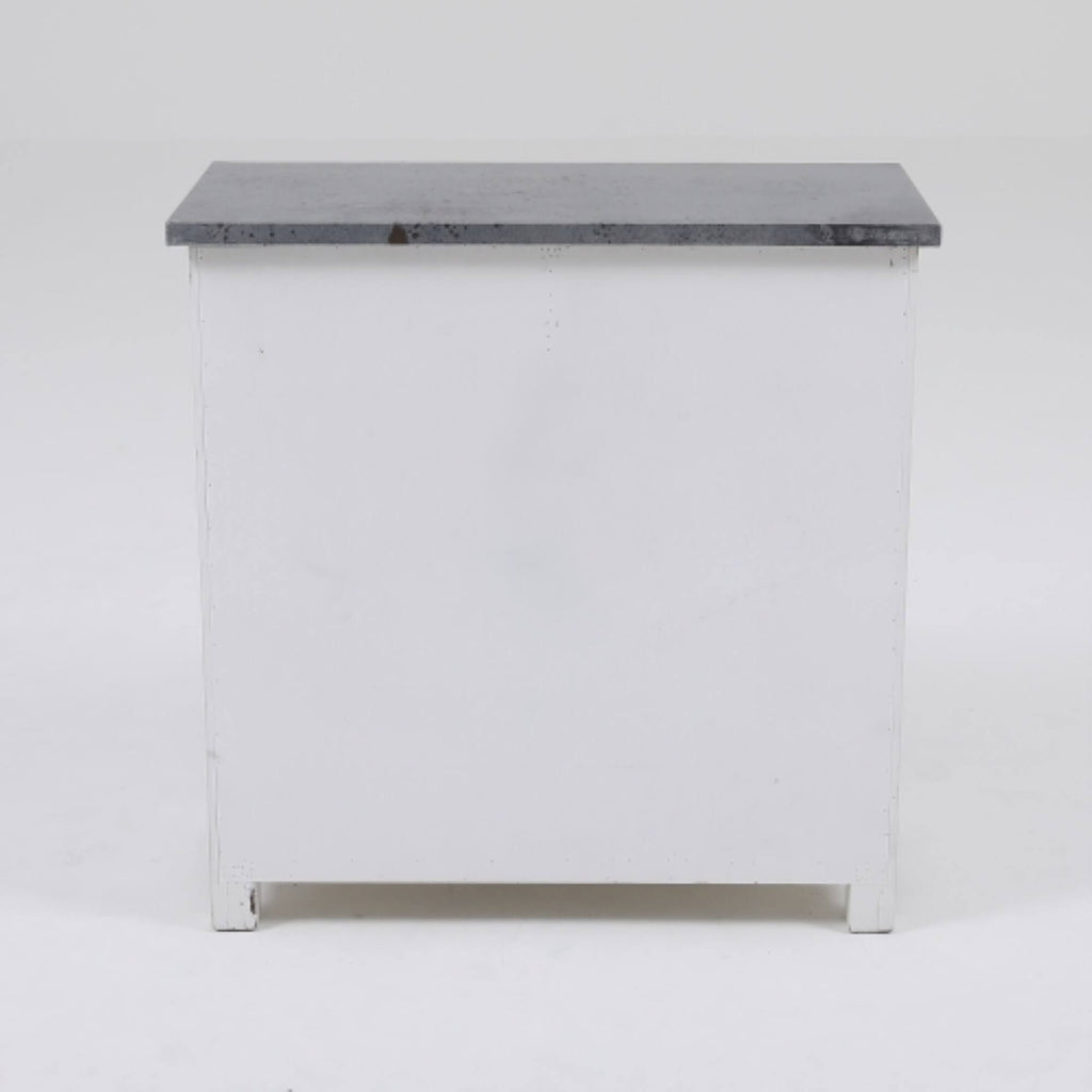 White Wood Console Cabinet O450