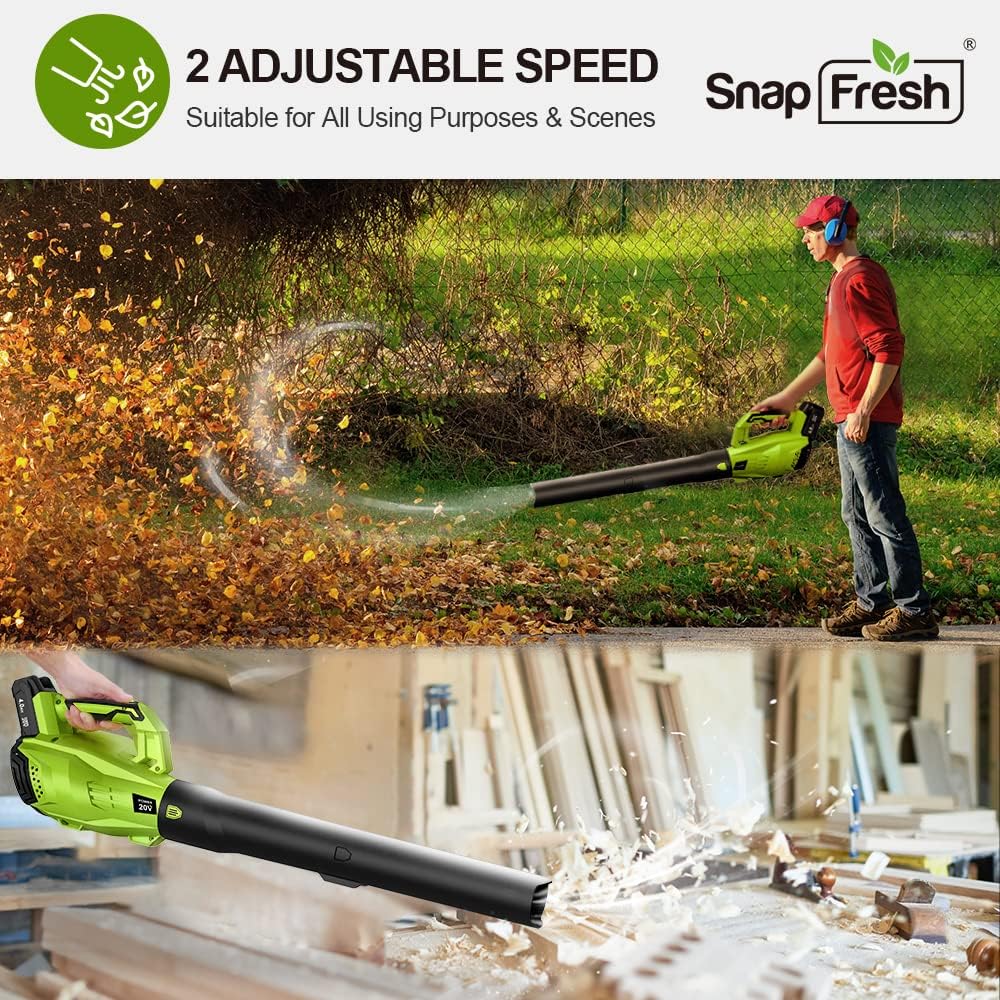 20V MAX Cordless Leaf Blower with 4.0Ah Battery & Charger E742