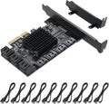 PCIE to SATA 3.0 6 Gbps Controller with 8 SATA Cables H82924