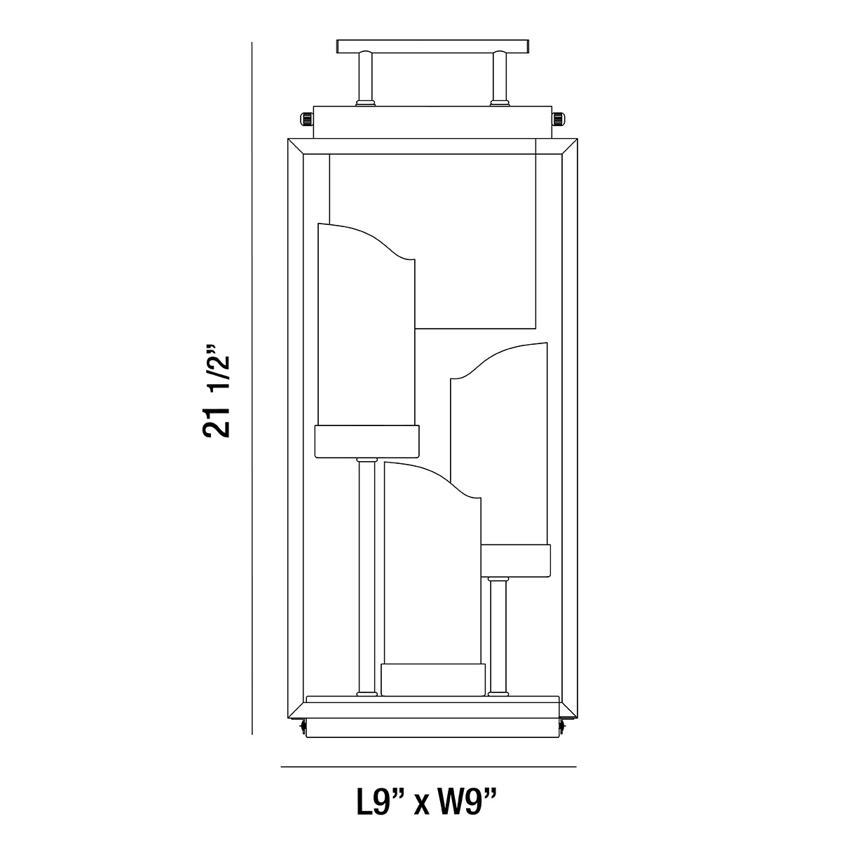 3-Light LED Outdoor Lamp E123994