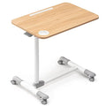 Black Adjustable Overbed Table with Wheels K2295