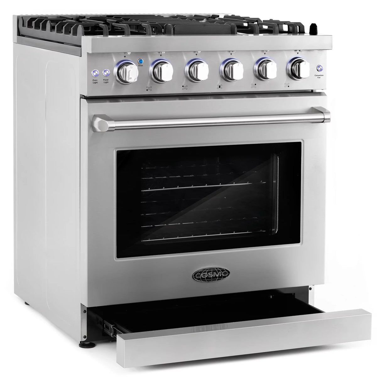 2 Piece Kitchen Appliance Packages with Gas Range & French Door Refrigerator E68245