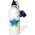 Aqua Lime Straw Water Bottle, 21-ounce Q158