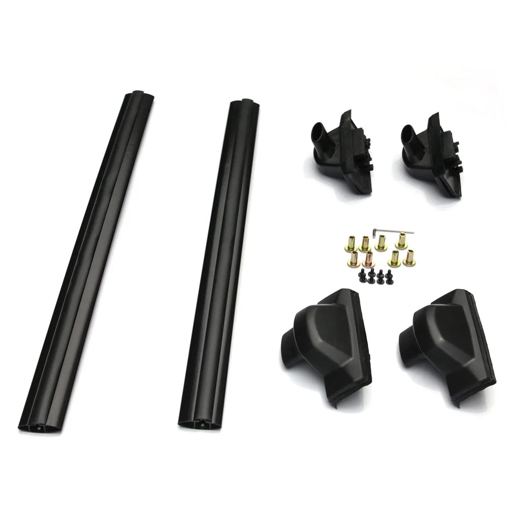 2pcs Aluminum Roof Racks Black F406