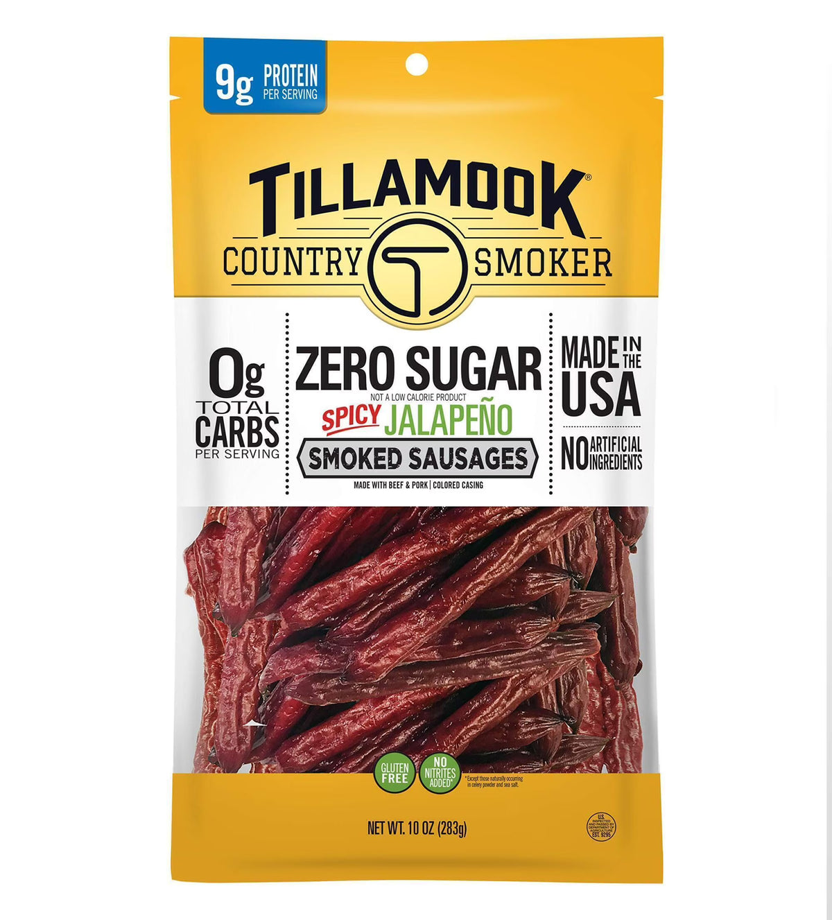 10 Oz Spicy Jalapeno Smoked Sausages (Pack of 3) U32951