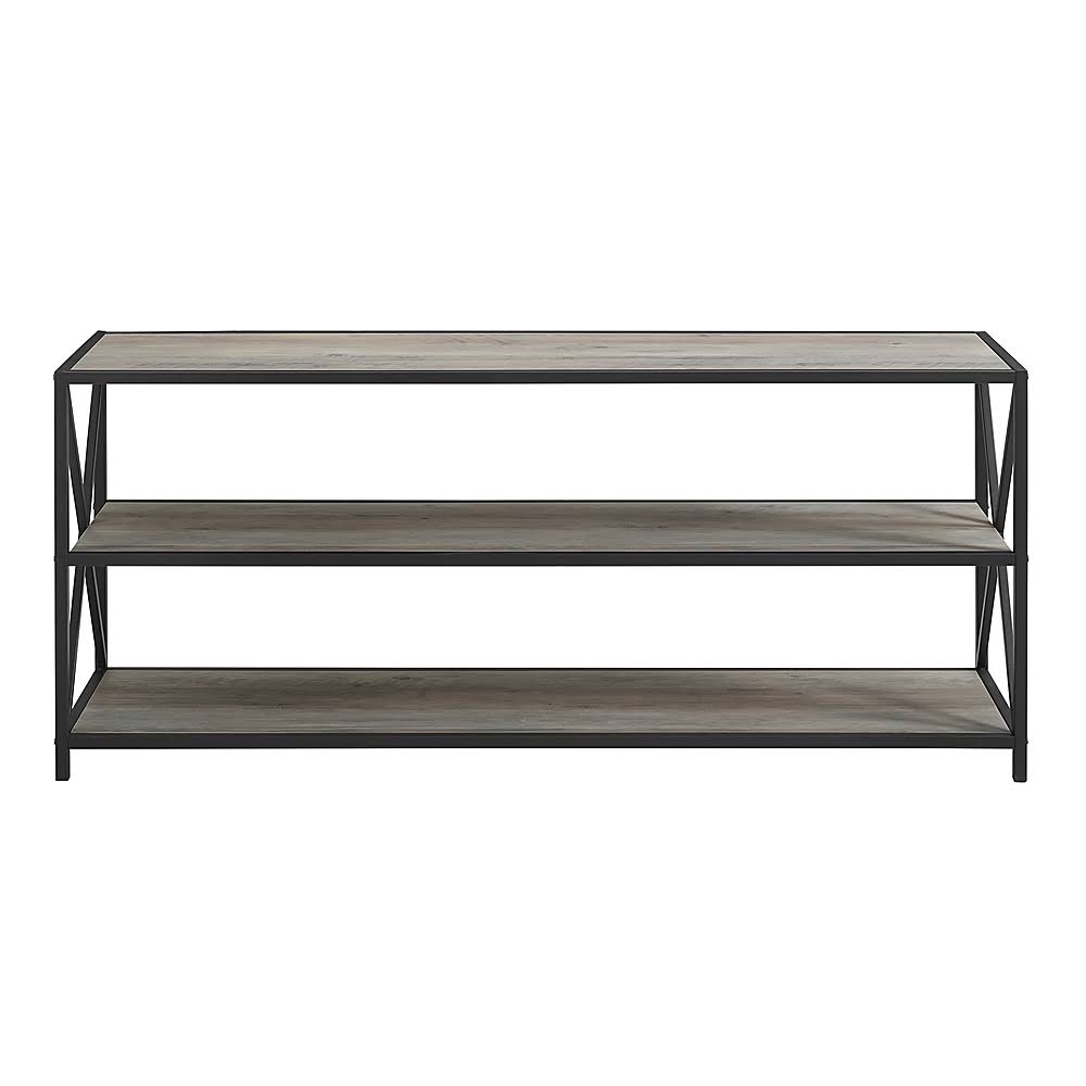 3-Shelf Bookcase Gray Wash B339