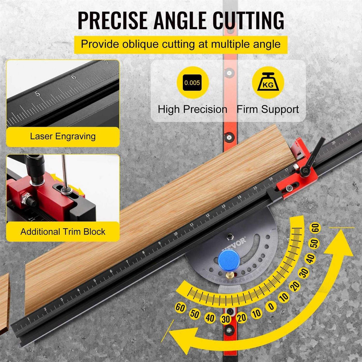 24 Aluminum Table Saw Miter Gauge R981204