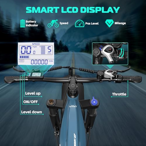 26" x 4.0 Fat Tire Electric Mountain Bike with 48V 15AH Battery T902261