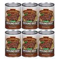 (12 Pack) Ground Beef 14 oz Can Fully Cooked L99334