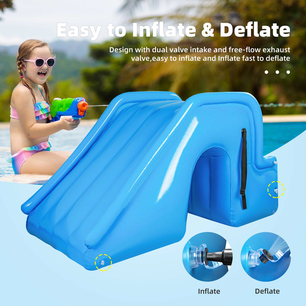 Inflatable Trampoline Slide Ladder for Kids X389391