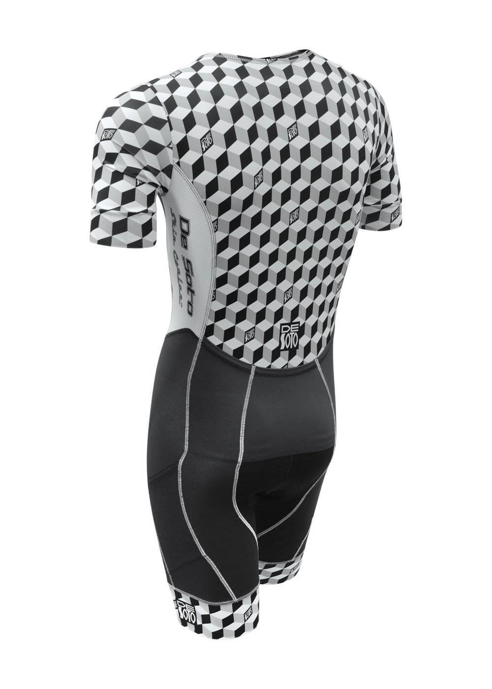 Blue Sparkle Sleeved Tri Suit W33258