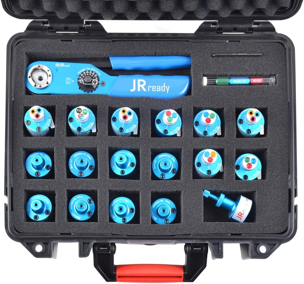 Standard Adjustable Indent Crimp Tools with 37 Positioner and Gauge J83029