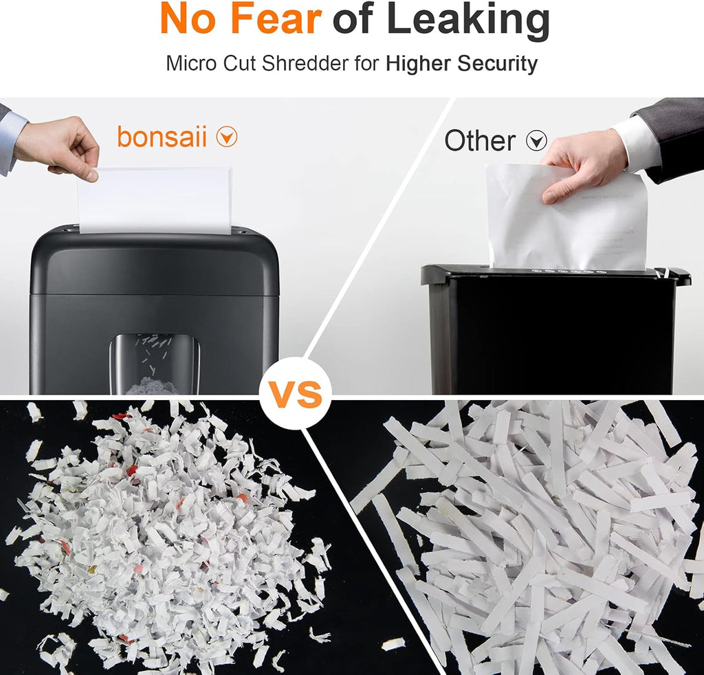 Micro Cut 8 Sheet Paper Shredder, Black, Pack of 2 U2851