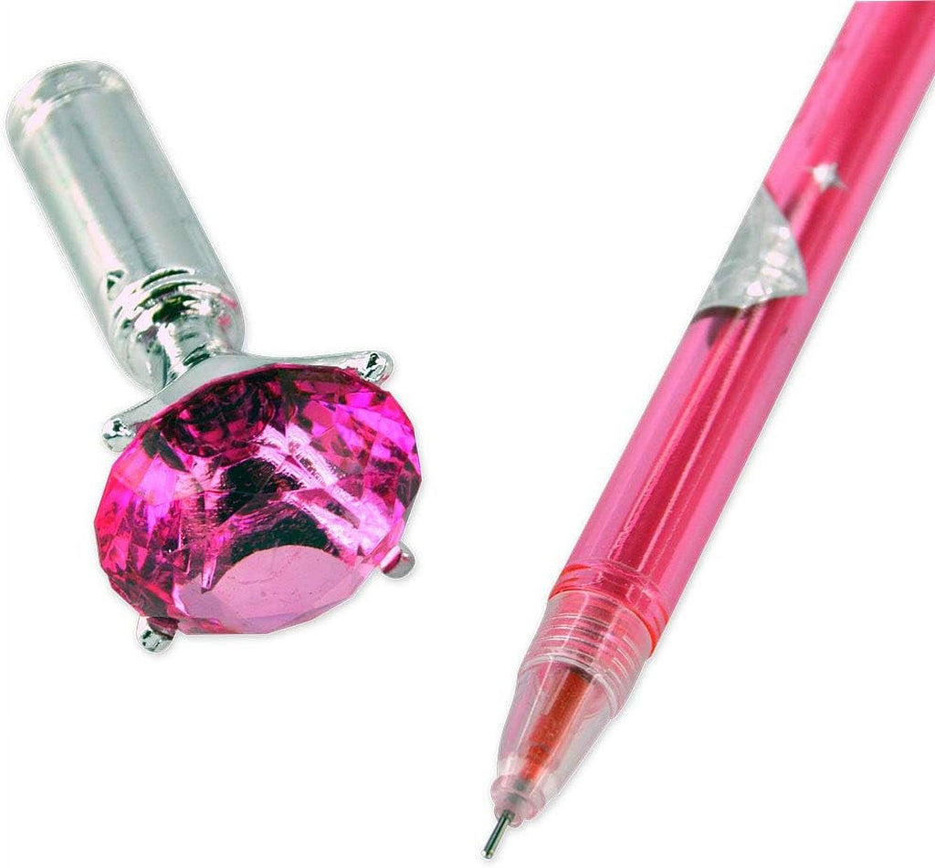 24 Pc Gel Pens with Rhinestone Topper Q42133