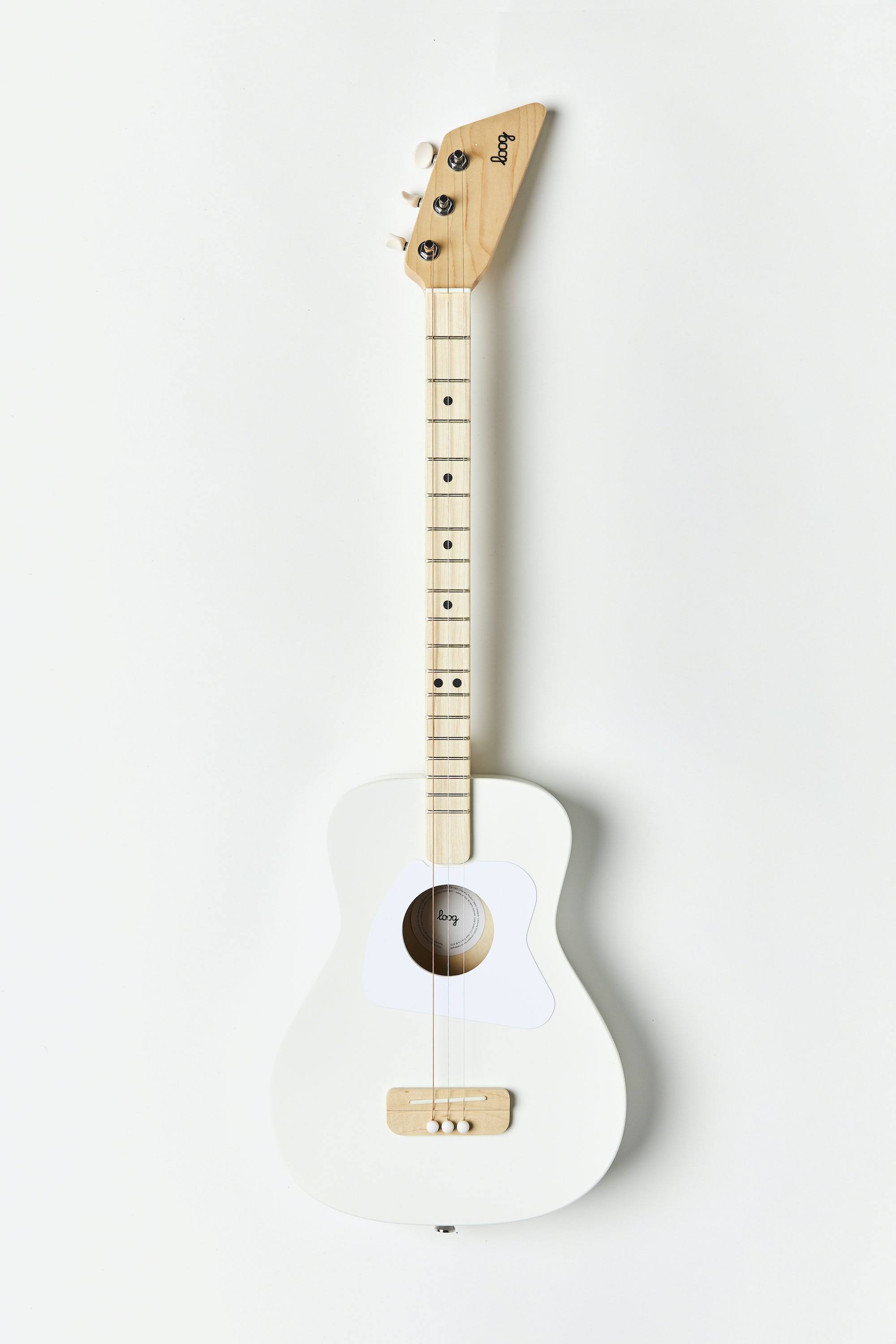 White Pro Acoustic Guitar J430