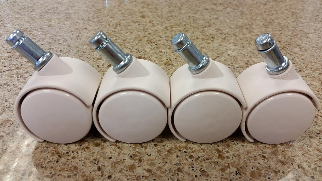 Casters in Almond / Sand (Set of 8) L9803