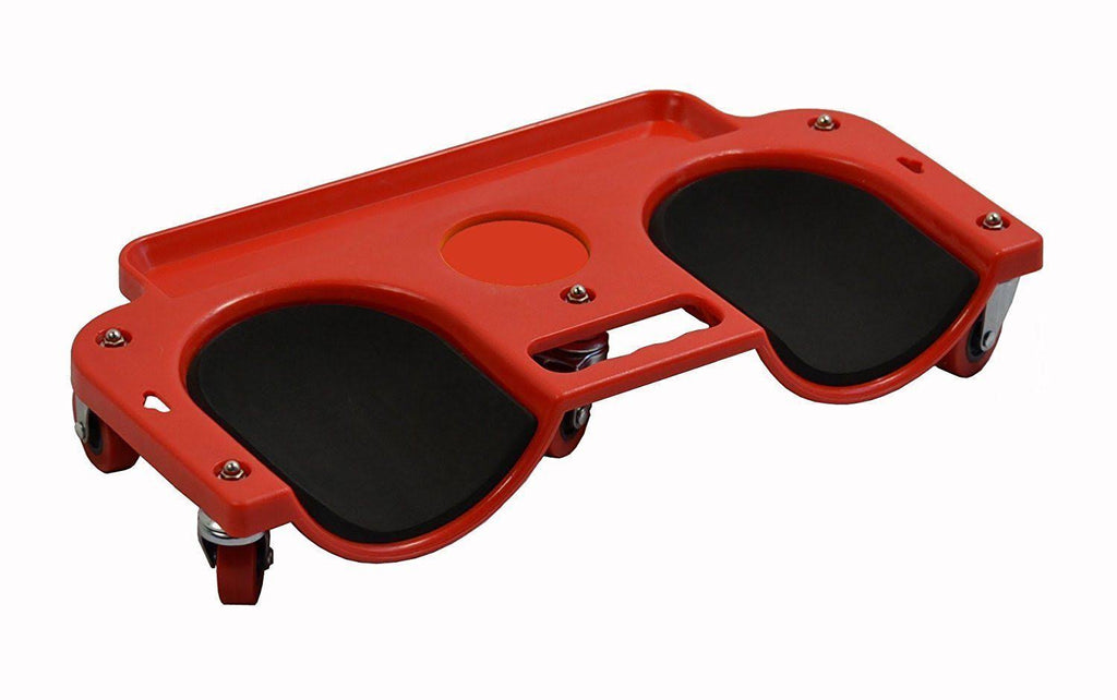 Rolling Knee Creeper with ABS Frame, 5 Swivel Castors, Tool Tray and Holder S90348