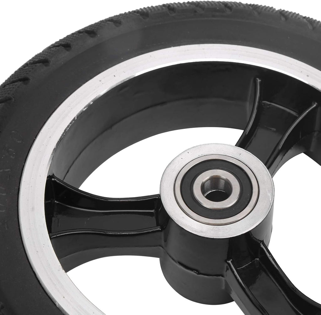8in 200x50 Aluminium Alloy Front Solid Wheel Non-Pneumatic Tire with Hub, Pack of 2 O1758