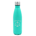 17 oz. Double Wall Vacuum Insulated Stainless Steel Water Bottle Travel Mug Cup (Light Blue) P1517