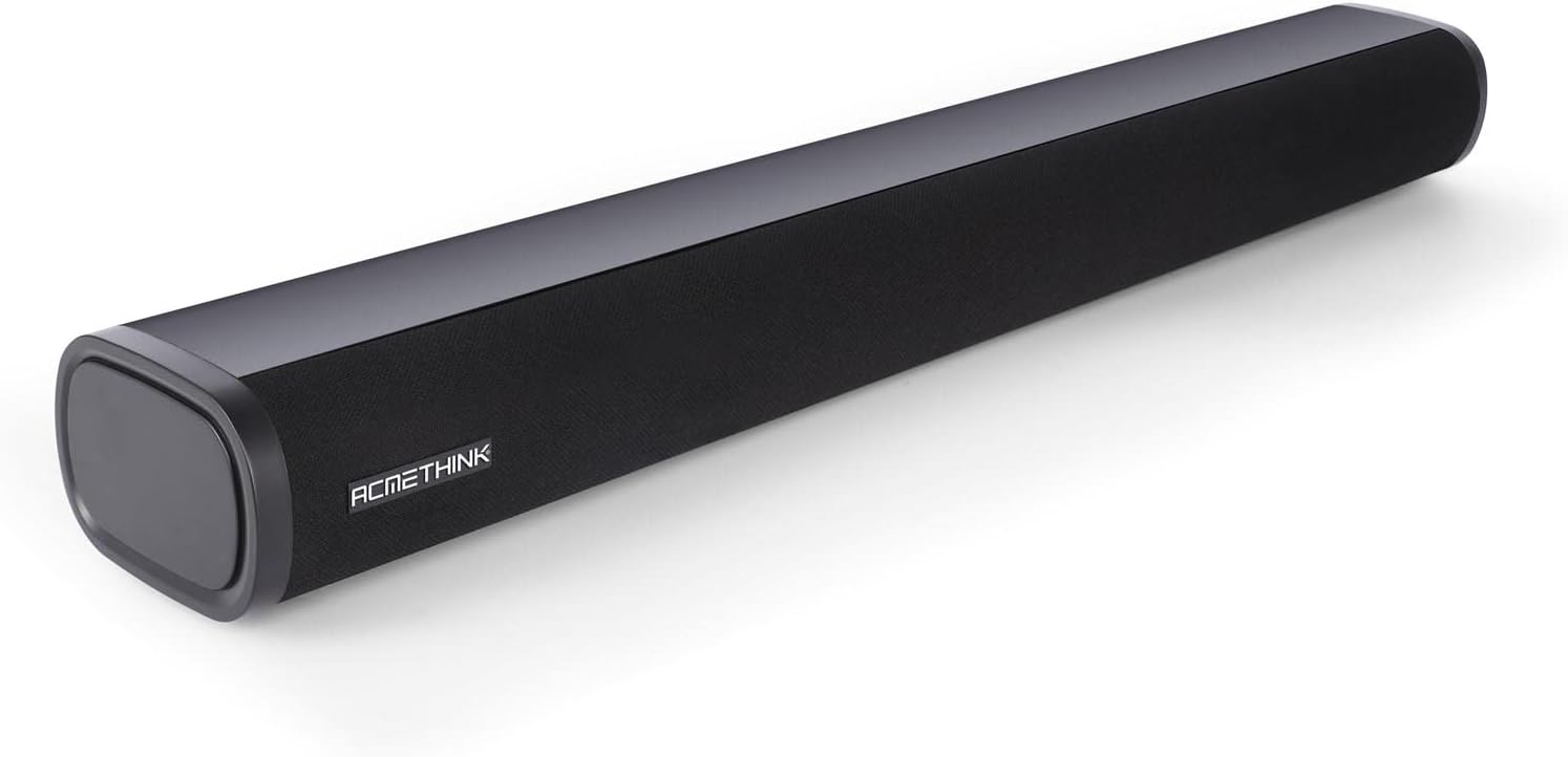 24-Inch Sound Bar with Bluetooth 5.0, USB, AUX/RCA, Optical, HDMI ARC, Pack of 2 W854