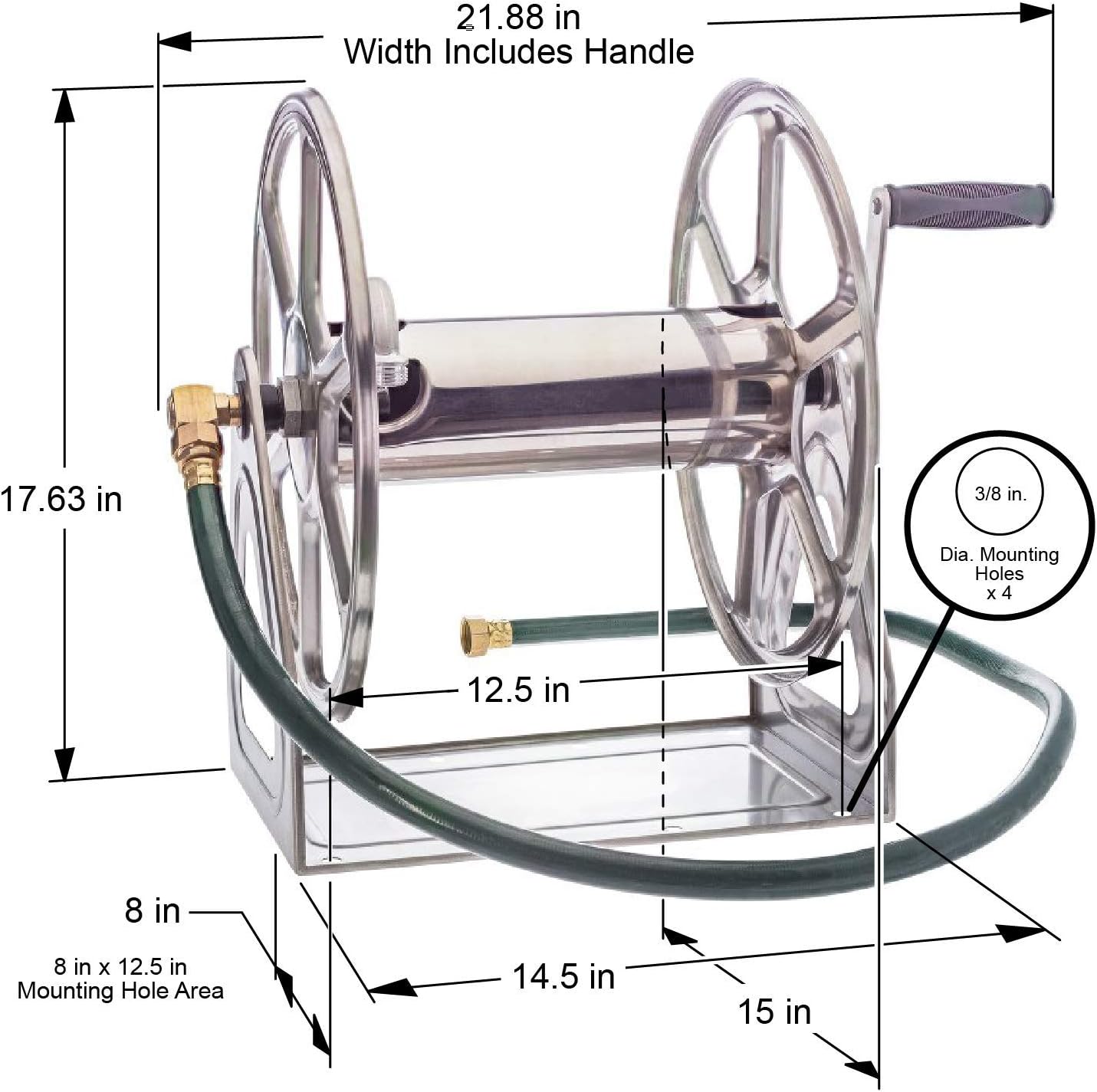Stainless Steel Hose Reel C927018