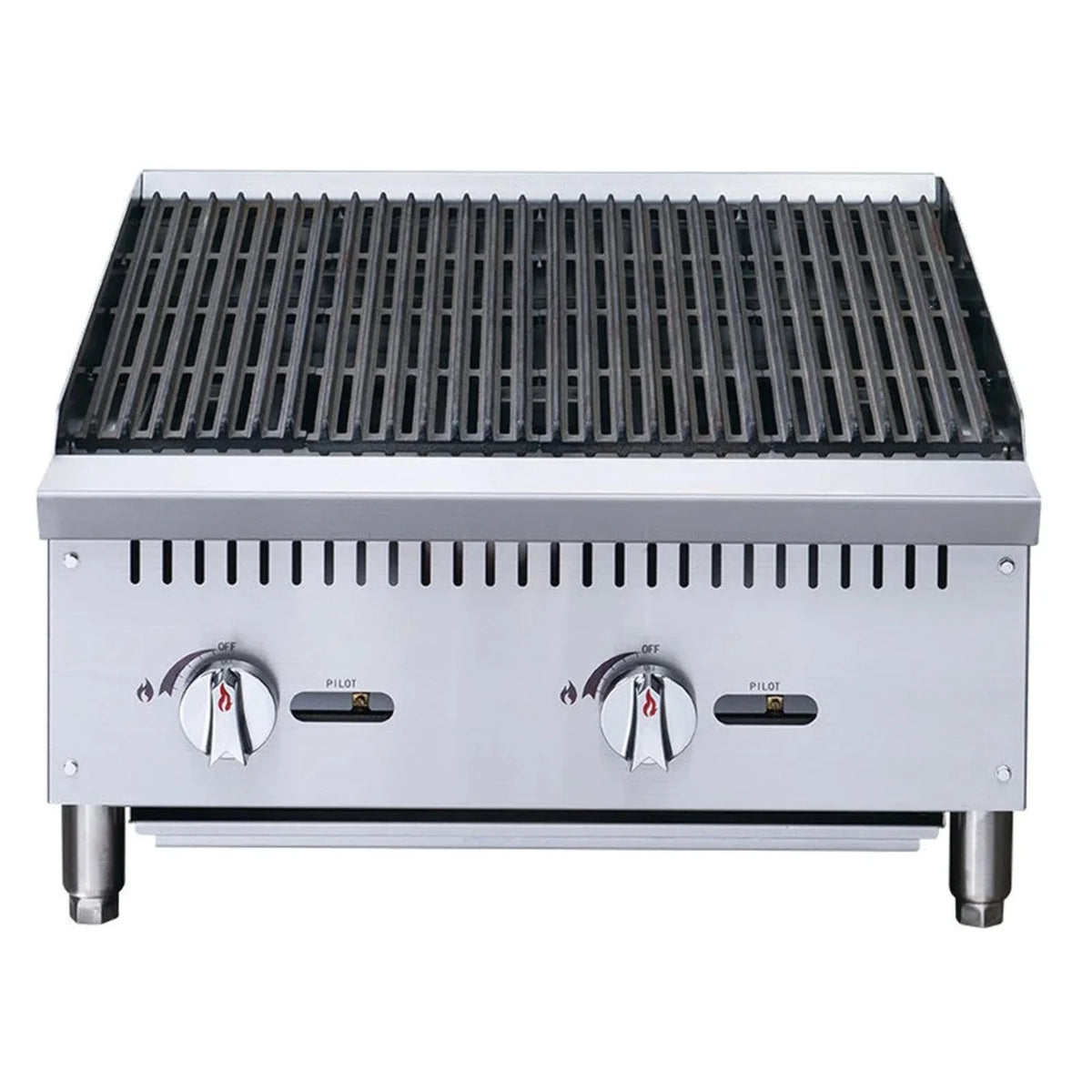 24 NG/LP Gas Countertop Charbroiler X509