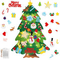 3.3FT Felt Christmas Tree with 32 Ornaments and String Lights X10367