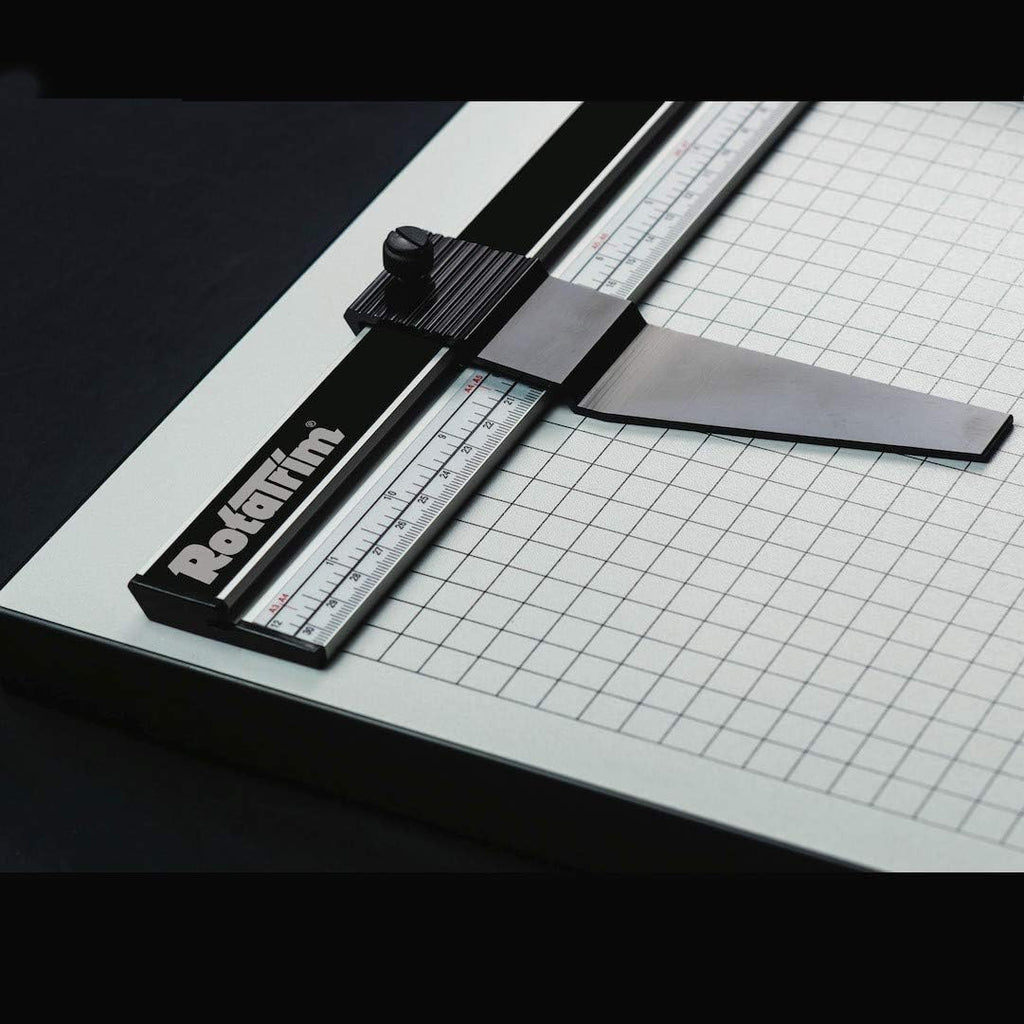 20 Inch Professional Rotary Paper Trimmer with Steel Blades and Stainless Steel Guide Rails N6829