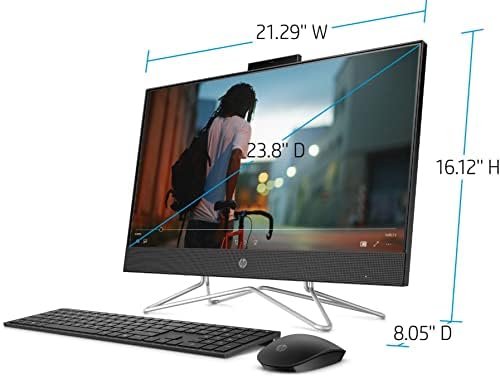 24'' FHD IPS Touch All-in-One Desktop PC Intel Pentium Silver J5040 32GB DDR4 1TB NVMe SSD R70217