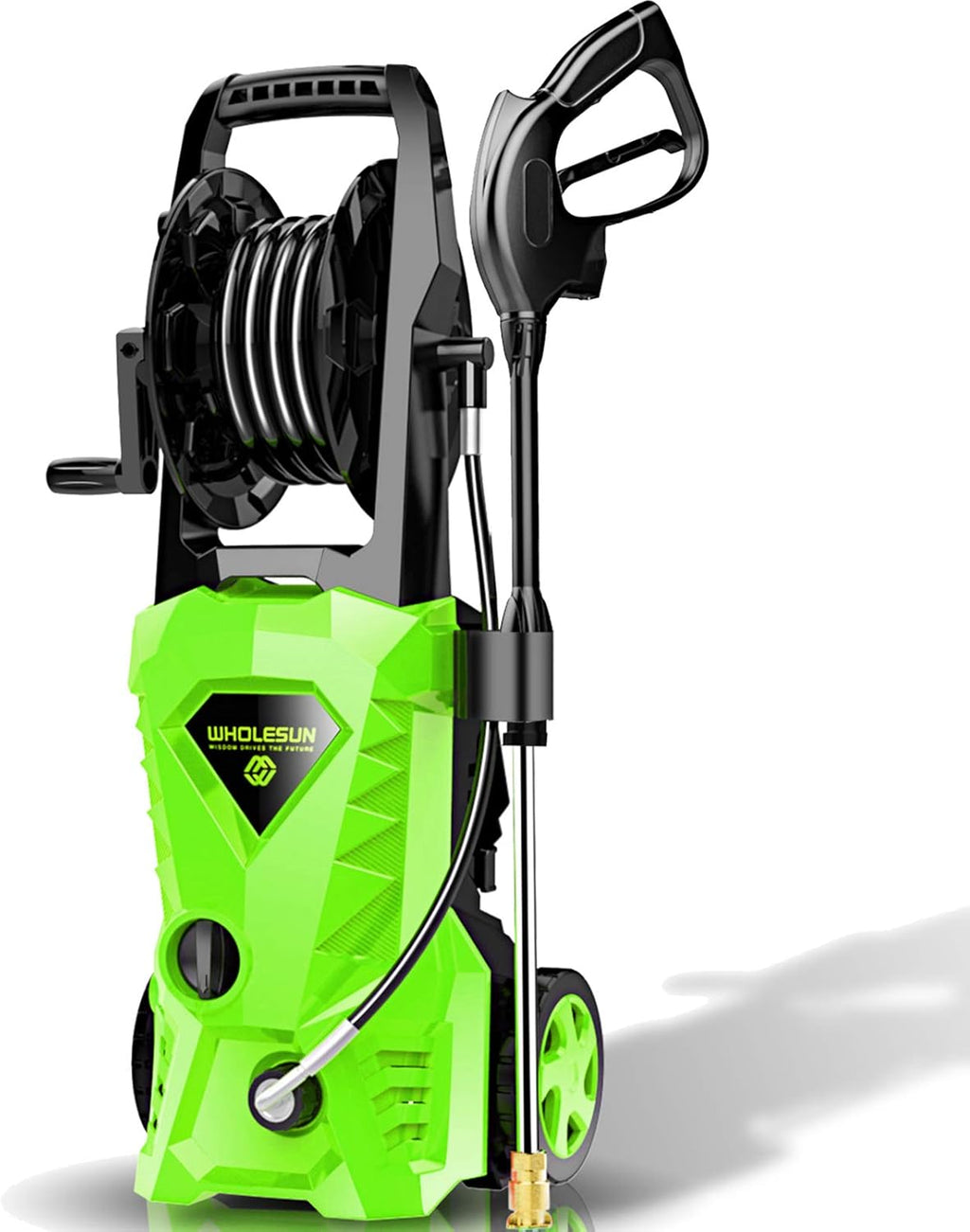 Electric Pressure Washer 2.4 GPM 1600W with 4 Nozzles Foam Cannon H527283