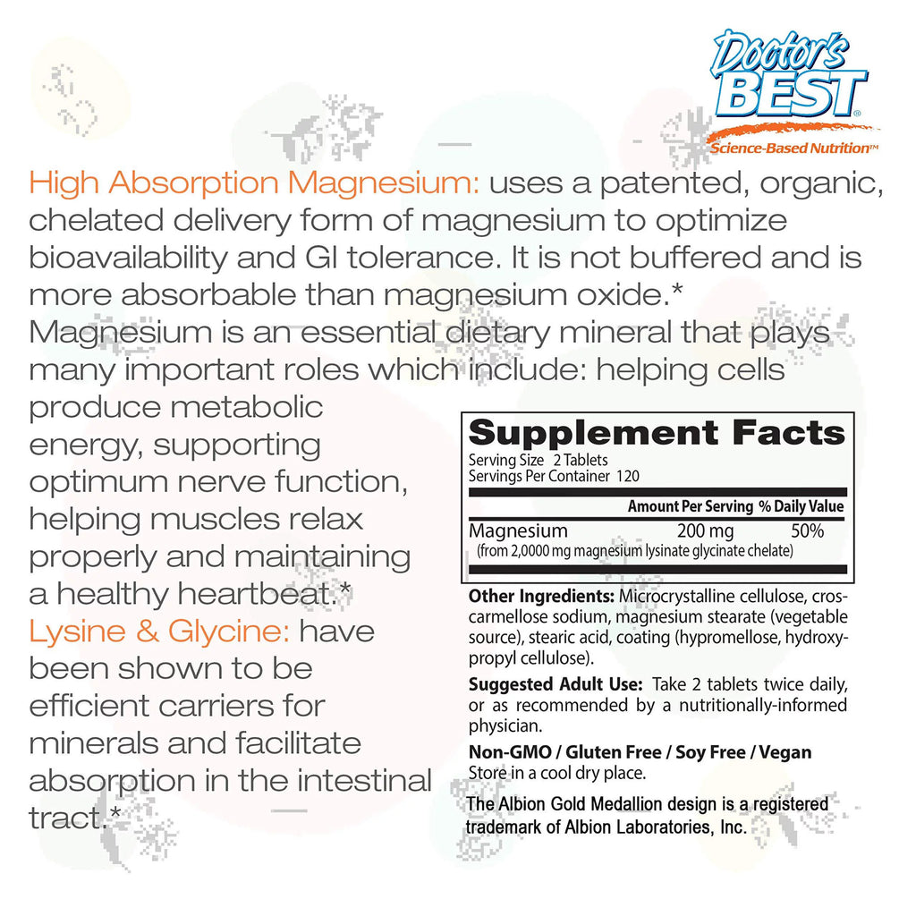 100 mg Magnesium Glycinate, 240 Count E69408