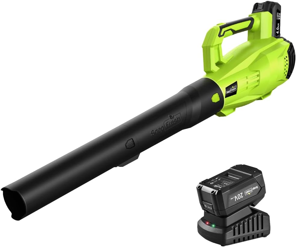 20V MAX Cordless Leaf Blower with 4.0Ah Battery & Charger E742